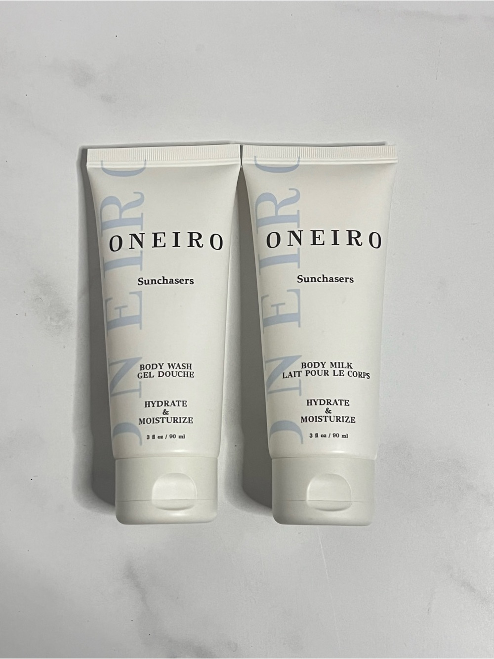 New Oneiro Sunchasers Body wash & Body milk Set